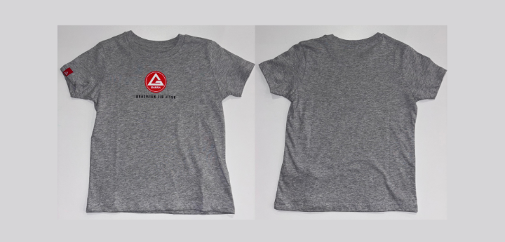 CAMISETA CLASICA MANGA CORTA GRIS TALLA 3-4