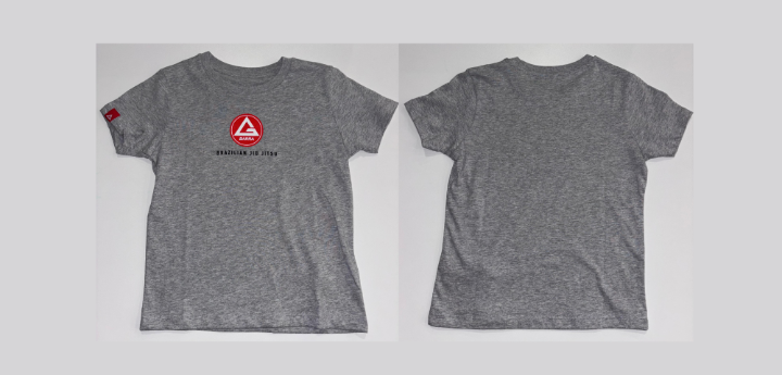CAMISETA CLASICA MANGA CORTA GRIS TALLA 5-6