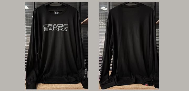 CAMISETA INCOGNITO MANGA LARGA NEGRA TALLA 3XL