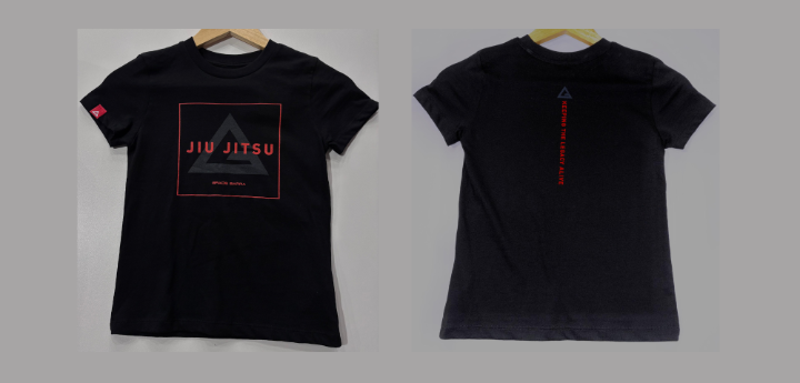 CAMISETA POSTCARD MANGA CORTA NEGRA TALLA 5-6