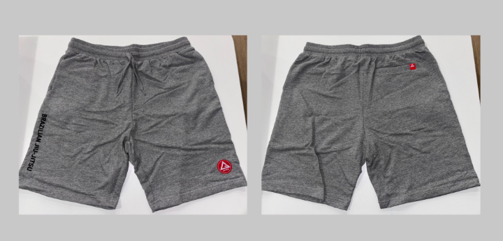 PANTALON CORTO CLASICO GRIS TALLA L