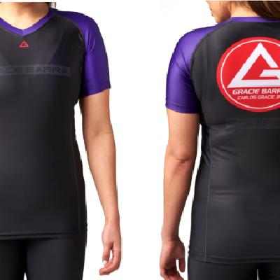 LICRA MANGA CORTA MUJER MORADA TALLA L