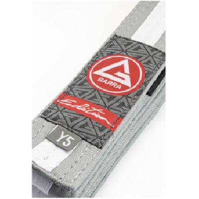 CINTURON GRIS BLANCO TALLA Y4
