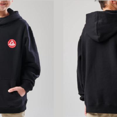 SUDADERA CLASICA NEGRA TALLA YM