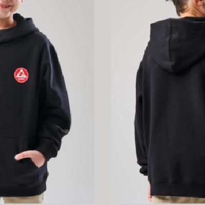 SUDADERA CLASICA NEGRA TALLA 9-11