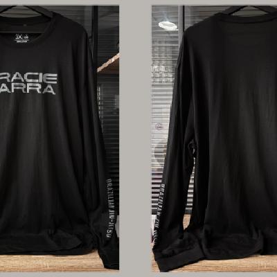 CAMISETA INCOGNITO MANGA LARGA NEGRA TALLA 3XL